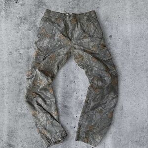 Abercrombie Kids Gray and Brown Cargo Pants